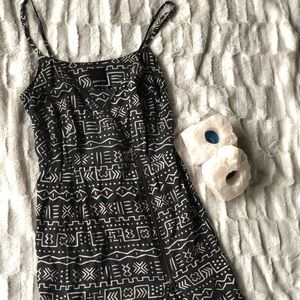 Dolce Vita Geometric Printed Tulip Surplice Dress